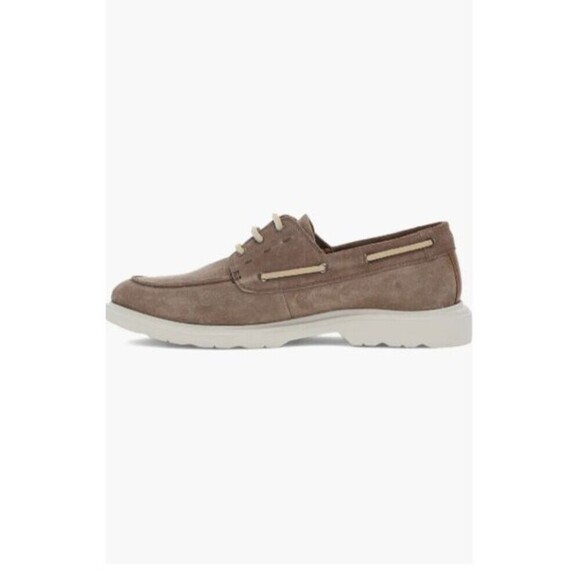 Frye Connor Leather Lace Up Boat Shoes Men 11. 5 Driftwood Nubuck New in Box main image 5